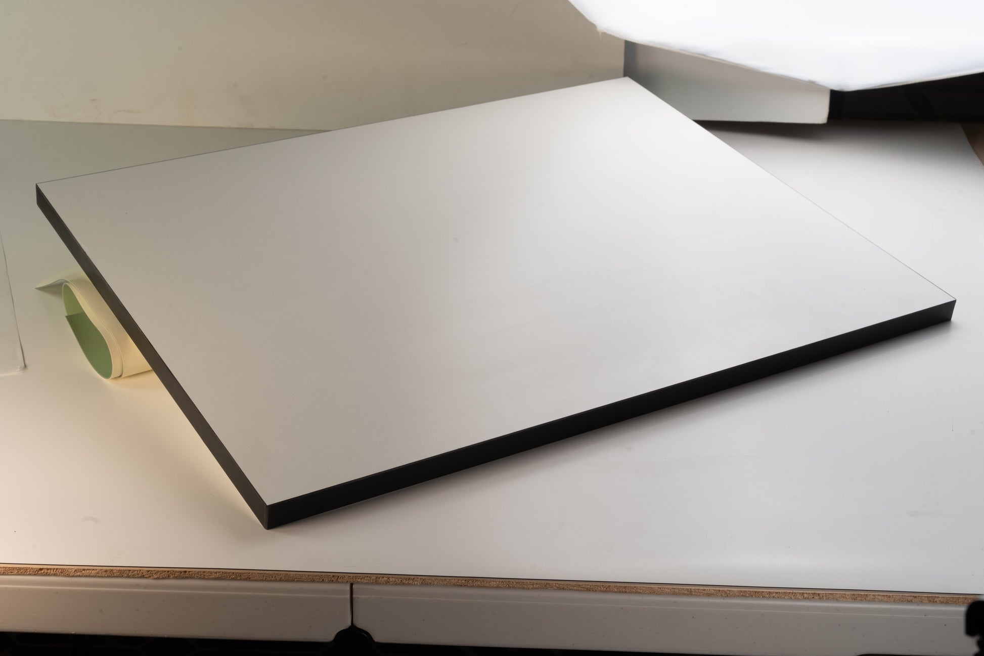 Pacific Arc, Drawing Board: white melamine, black edge - Pacific Arc - Little Red General Store