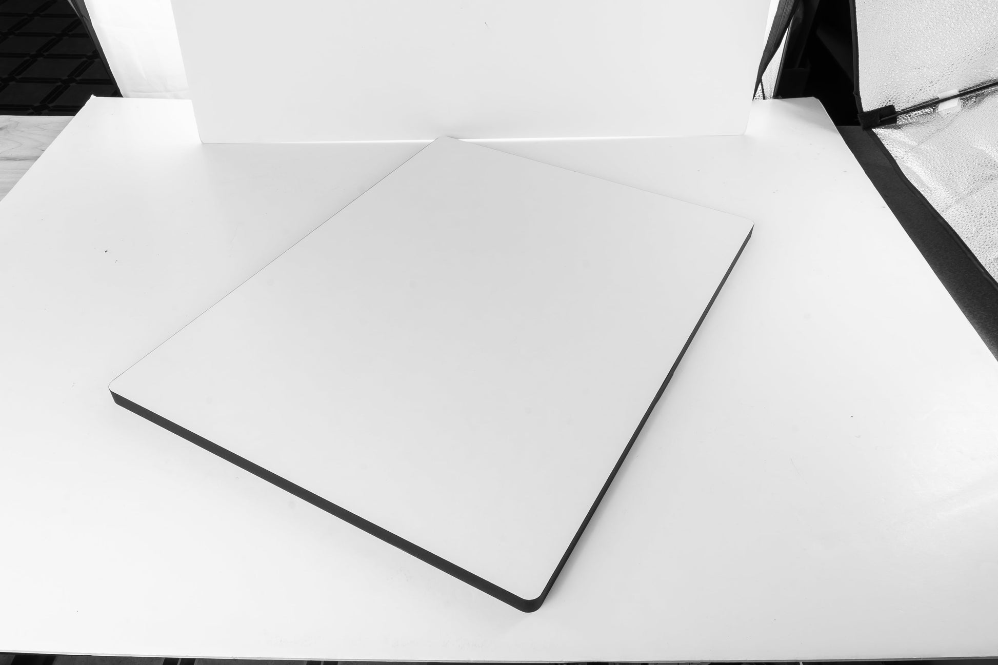 Pacific Arc, Drawing Board: white melamine, black edge - Pacific Arc - Little Red General Store