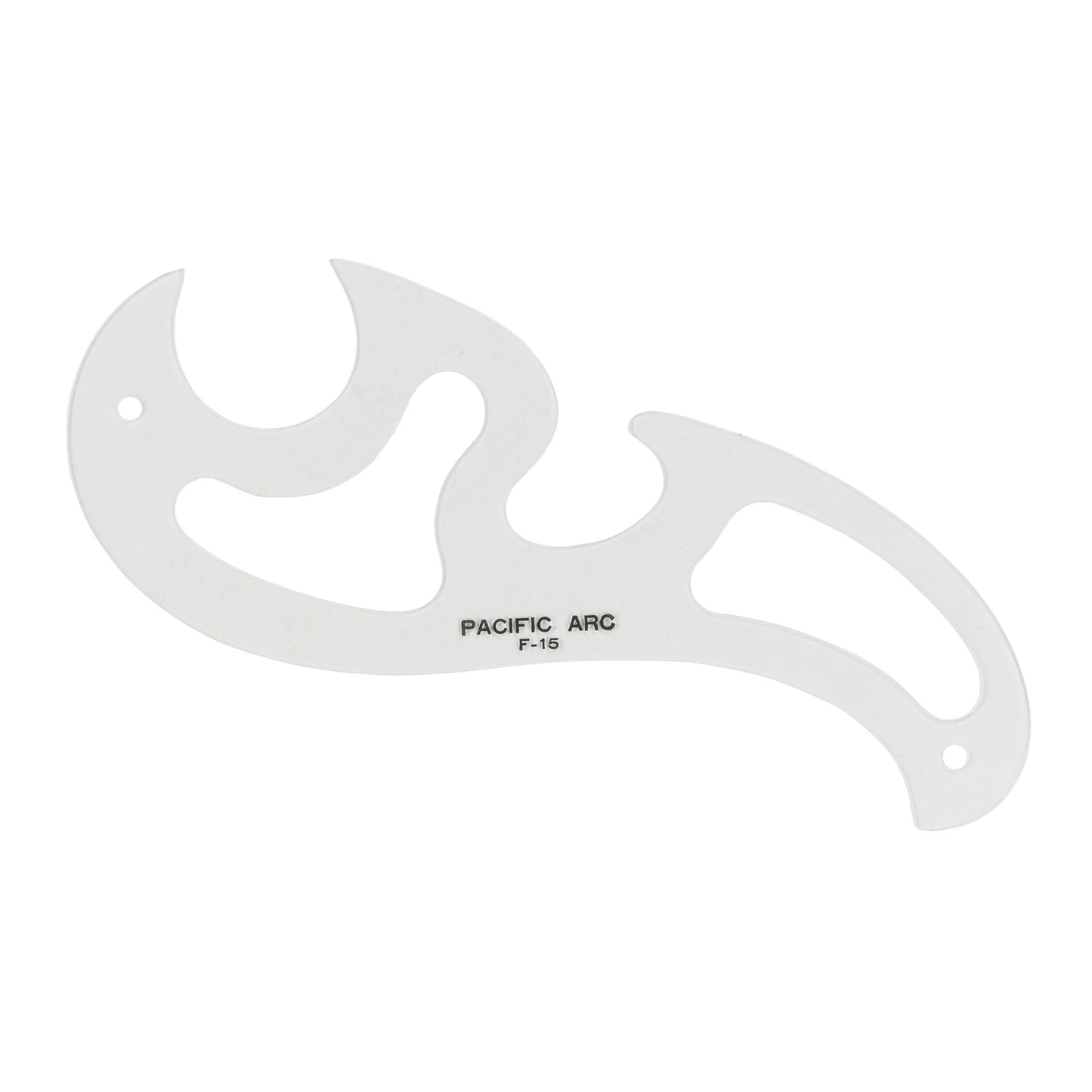 Pacific Arc,Professional French Curves, Acrylic, Plain Edge, 5.25 Inches - Pacific Arc - Little Red General Store