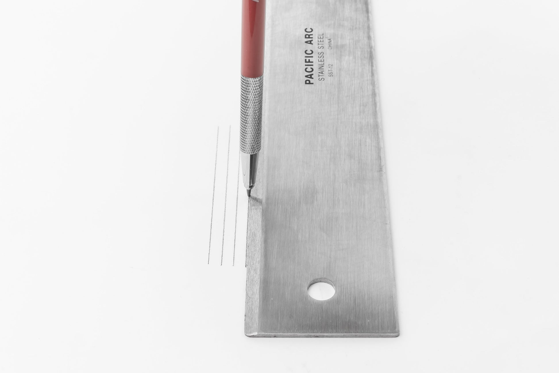 Pacific Arc, 12 To 72 Inch Straight Edge Stainless Steel 0.09" Thick Steel, Heavy Duty - Pacific Arc - Little Red General Store