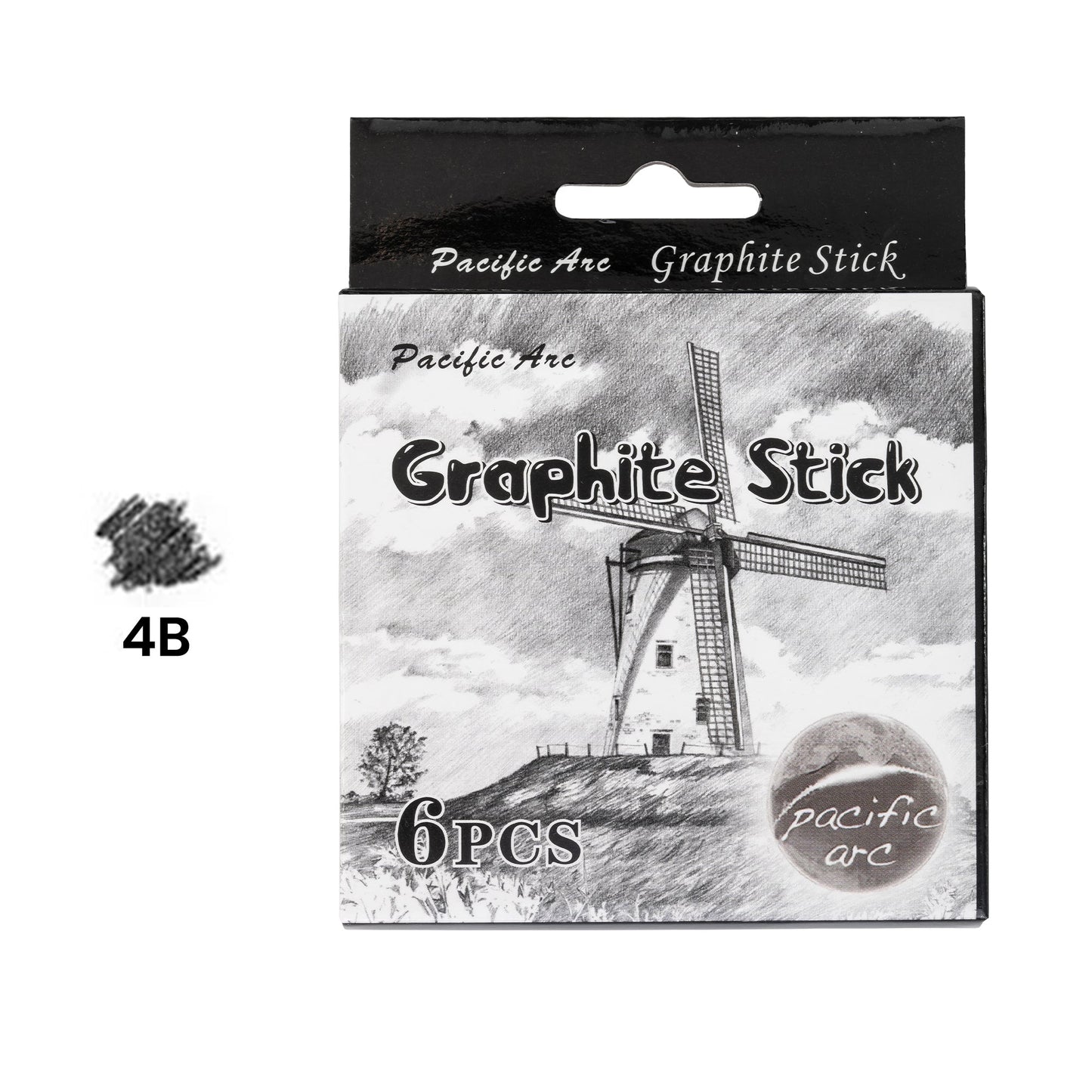 Pacific Arc Premium Graphite Drawing Pencils for Artists, Set - Professional Pencils for Drawing, Drafting, Sketching and Shading 6 pack - Great Art Supply Set for Adults and Kids - Pacific Arc - Little Red General Store