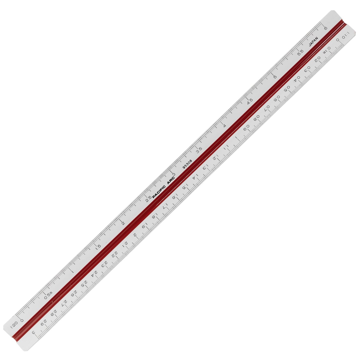 Pacific Arc Professional Architecture, Engineer, and Metric Triangular Scale, for professionals and students, premium quality triangular scale with multiple graduations - Pacific Arc - Little Red General Store