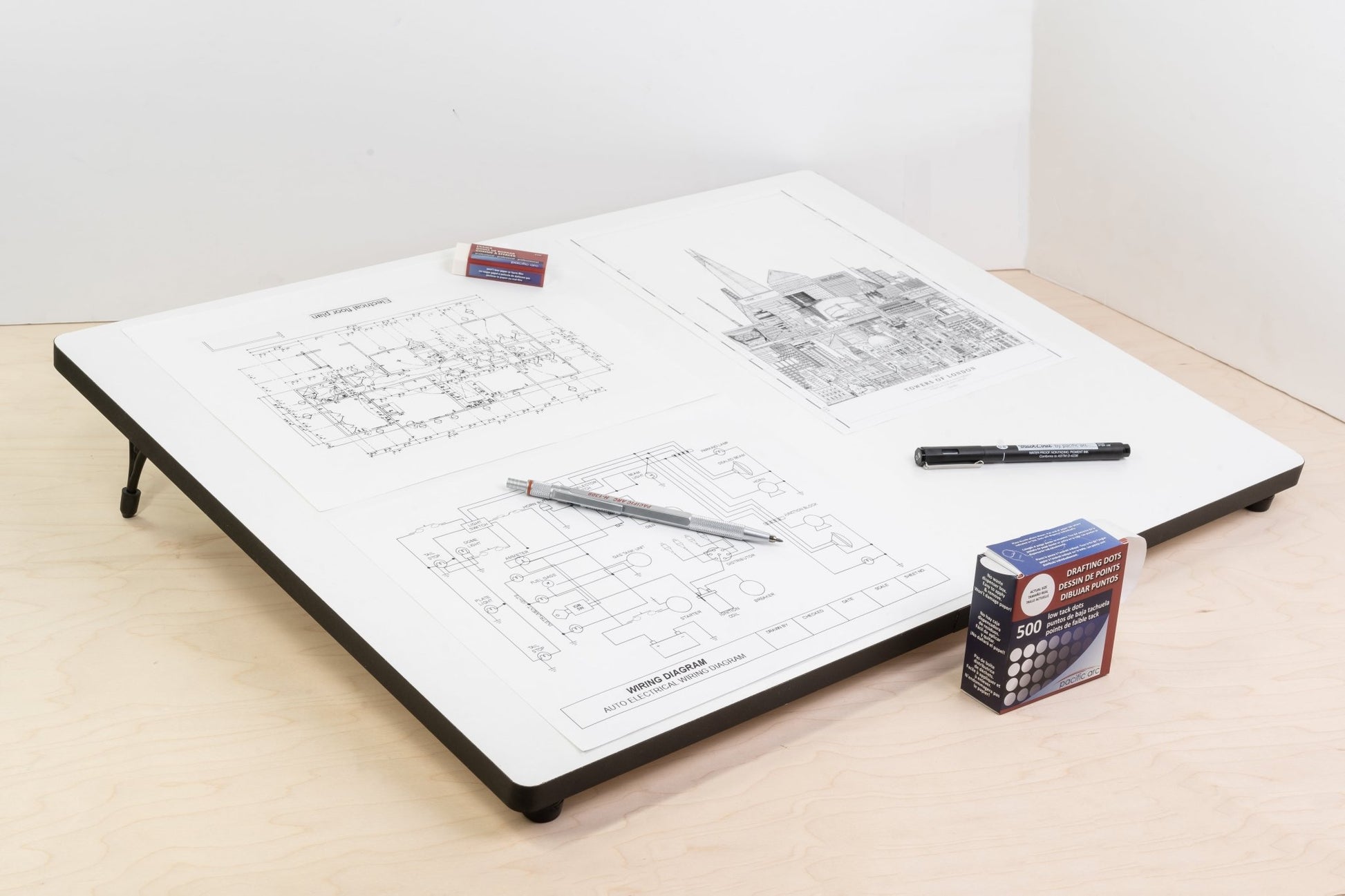 Pacific Arc, Drawing Board w/hardware (no parallel bar) - Pacific Arc - Little Red General Store