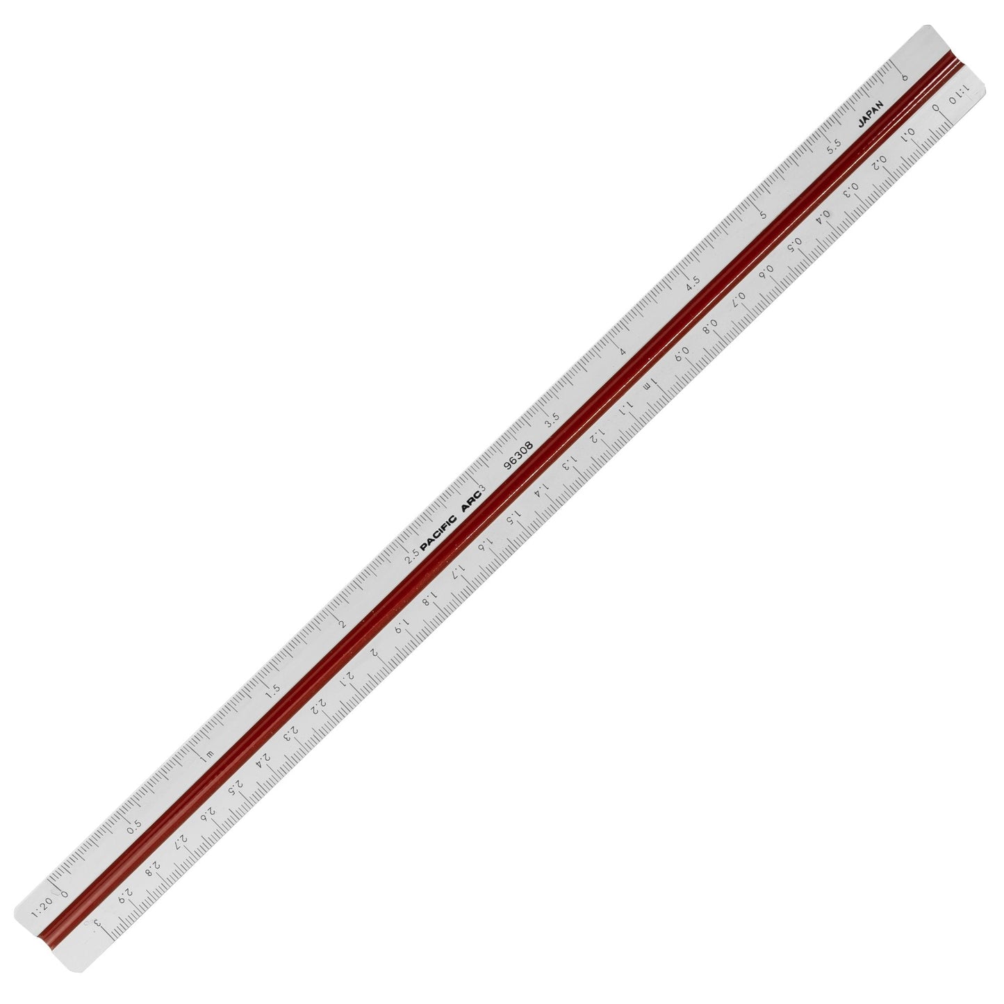 Pacific Arc Professional Bamboo Core Mechanical Engineer and Metric Scale Ruler 12 Inch and 30 cm, Japan, for Students and Professionals - Pacific Arc - Little Red General Store