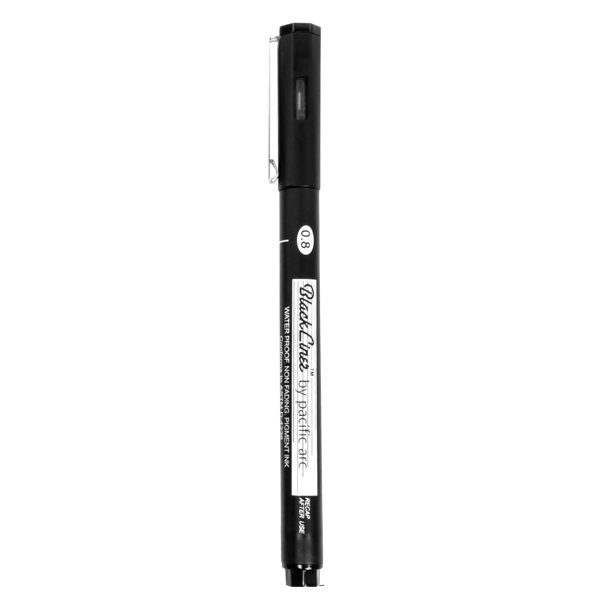 Pacific Arc | Blackliner Black Fineliner Pens | Differently Sized Fine Drawing Pens - Pacific Arc - Little Red General Store