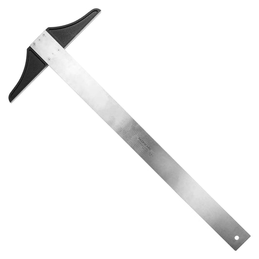 Pacific Arc, T - Square: stainless steel blade, 2" wide, plain, .080" - Pacific Arc - Little Red General Store