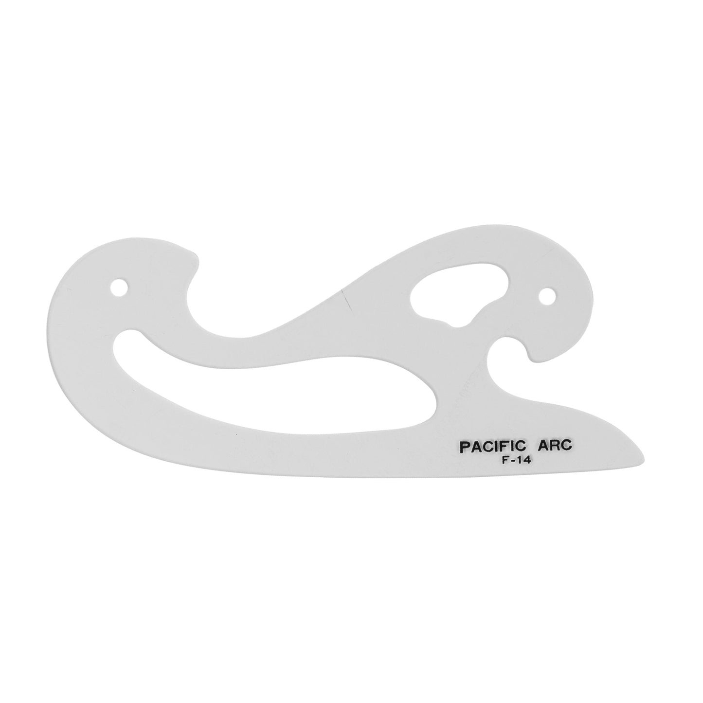 Pacific Arc,Professional French Curves, Acrylic, Plain Edge, 5.25 Inches - Pacific Arc - Little Red General Store