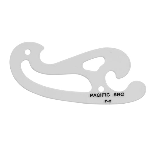 Pacific Arc,Professional French Curves, Acrylic, Plain Edge, 5.25 Inches - Pacific Arc - Little Red General Store