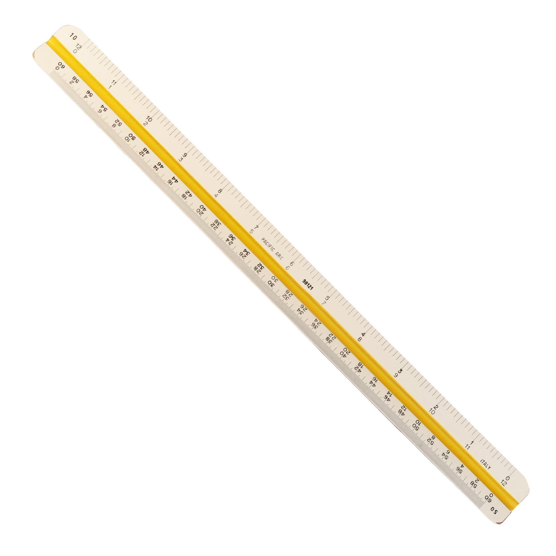Pacific Arc Professional Engineer Triangular Scale, 12", for professionals and students, premium quality triangular scale with multiple graduations - Pacific Arc - Little Red General Store