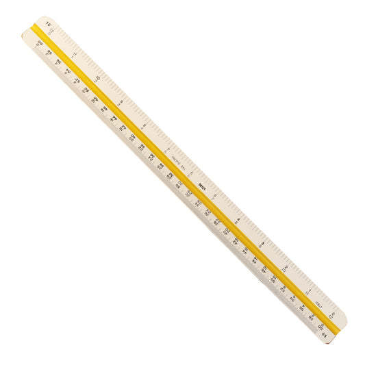 Pacific Arc Professional Engineer Triangular Scale, 12", for professionals and students, premium quality triangular scale with multiple graduations - Pacific Arc - Little Red General Store
