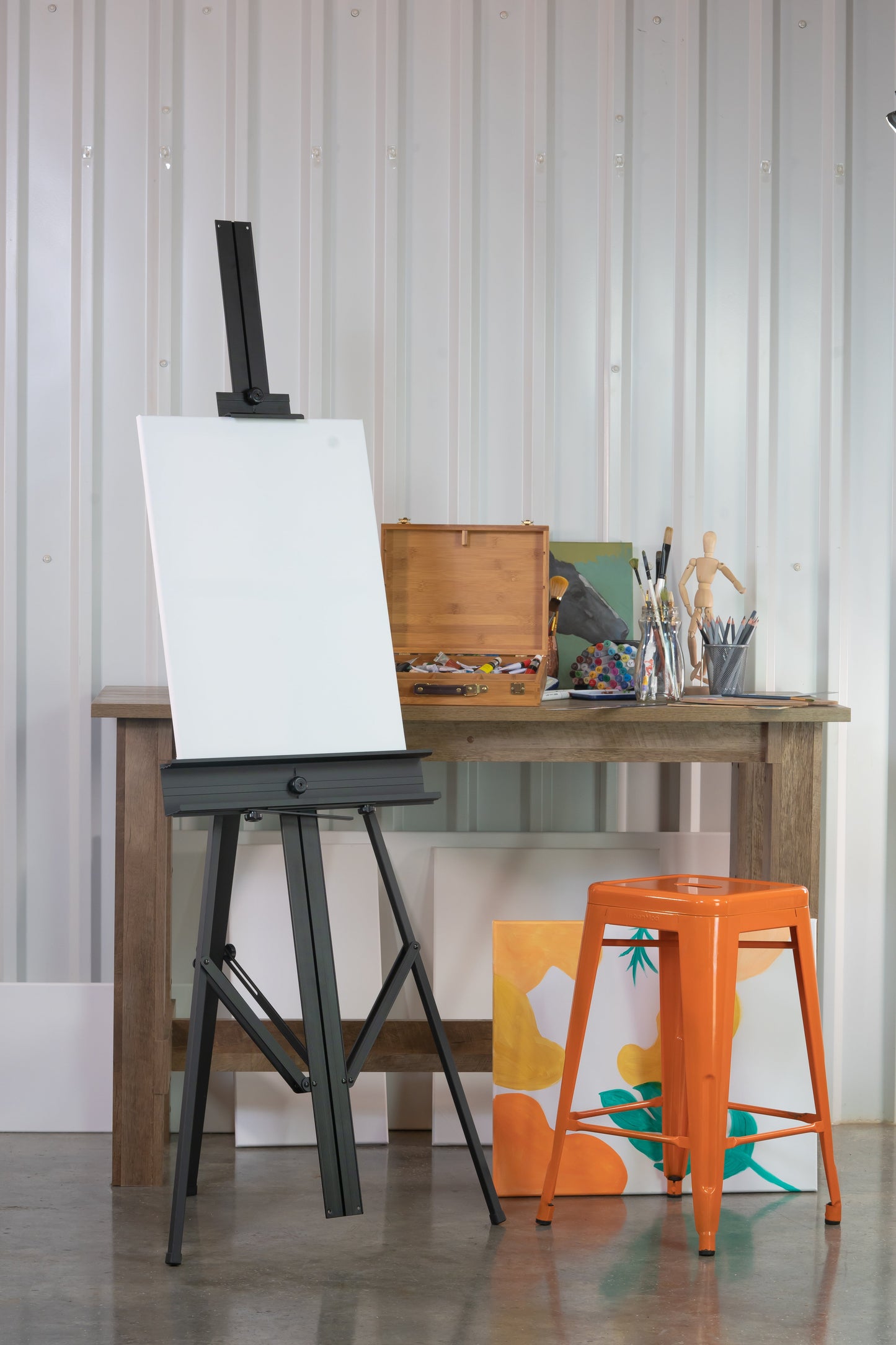 Pacific Arc - Bivouac Aluminum 67 Inch Adjustable Art Easel with Center Mast for Artists, Hobbyists, Students, and Professionals - Pacific Arc - Little Red General Store