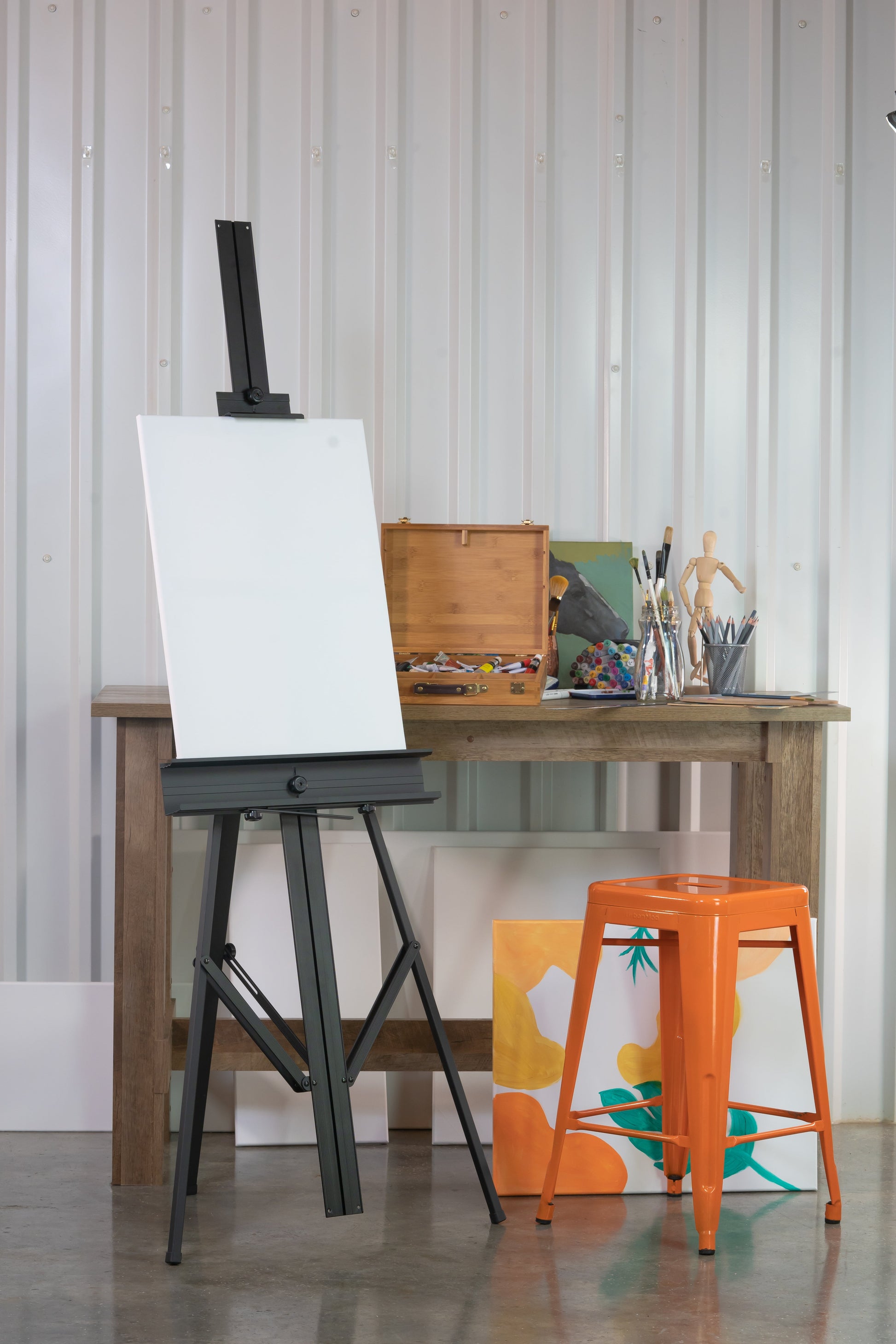 Pacific Arc - Bivouac Aluminum 67 Inch Adjustable Art Easel with Center Mast for Artists, Hobbyists, Students, and Professionals - Pacific Arc - Little Red General Store