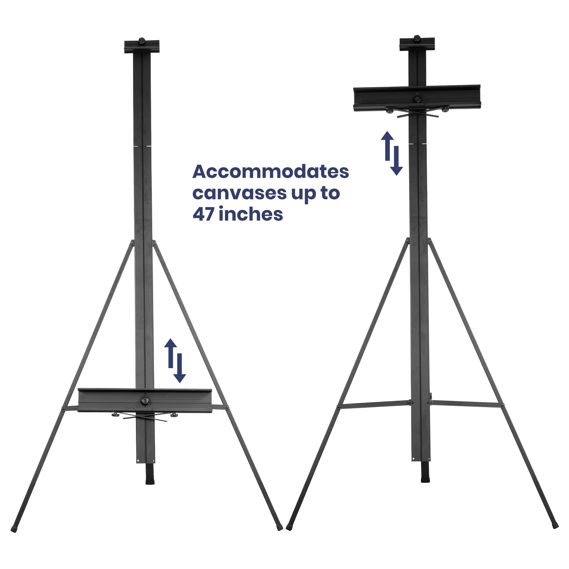 Pacific Arc - Bivouac Aluminum 67 Inch Adjustable Art Easel with Center Mast for Artists, Hobbyists, Students, and Professionals - Pacific Arc - Little Red General Store