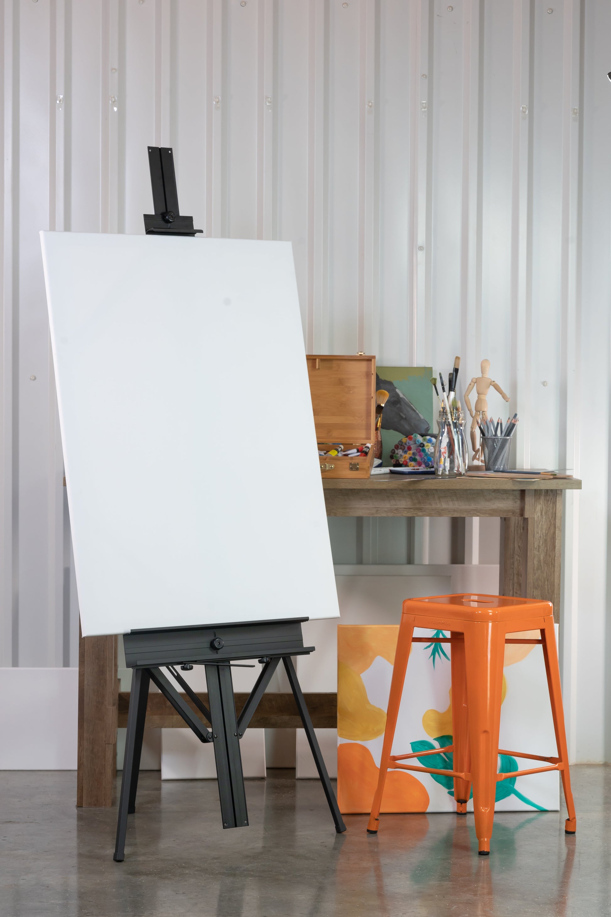 Pacific Arc - Bivouac Aluminum 67 Inch Adjustable Art Easel with Center Mast for Artists, Hobbyists, Students, and Professionals - Pacific Arc - Little Red General Store