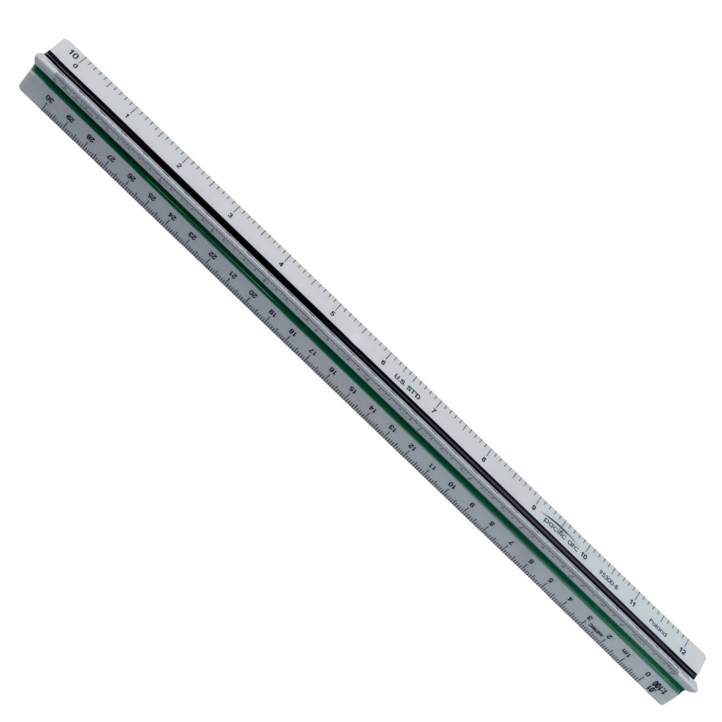 Pacific Arc Professional Architecture, Engineer, and Metric Triangular Scale, for professionals and students, premium quality triangular scale with multiple graduations - Pacific Arc - Little Red General Store