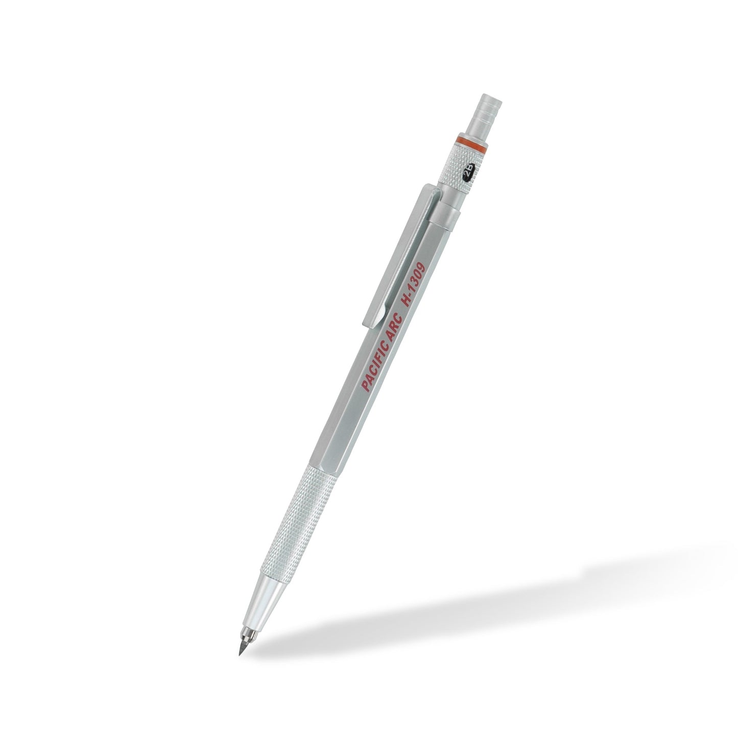 Pacific Arc, Premium Gravity Feed Technical Lead Holder All Metal Silver 2 mm - Pacific Arc - Little Red General Store