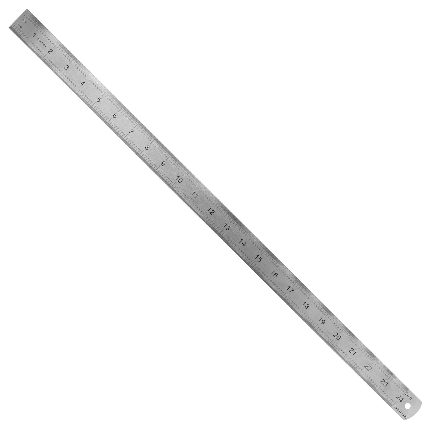 Pacific Arc, Stainless Steel Ruler Inch and Metric, with Inch (8th, 16th, 32nd), Metric (mm) - Pacific Arc - Little Red General Store