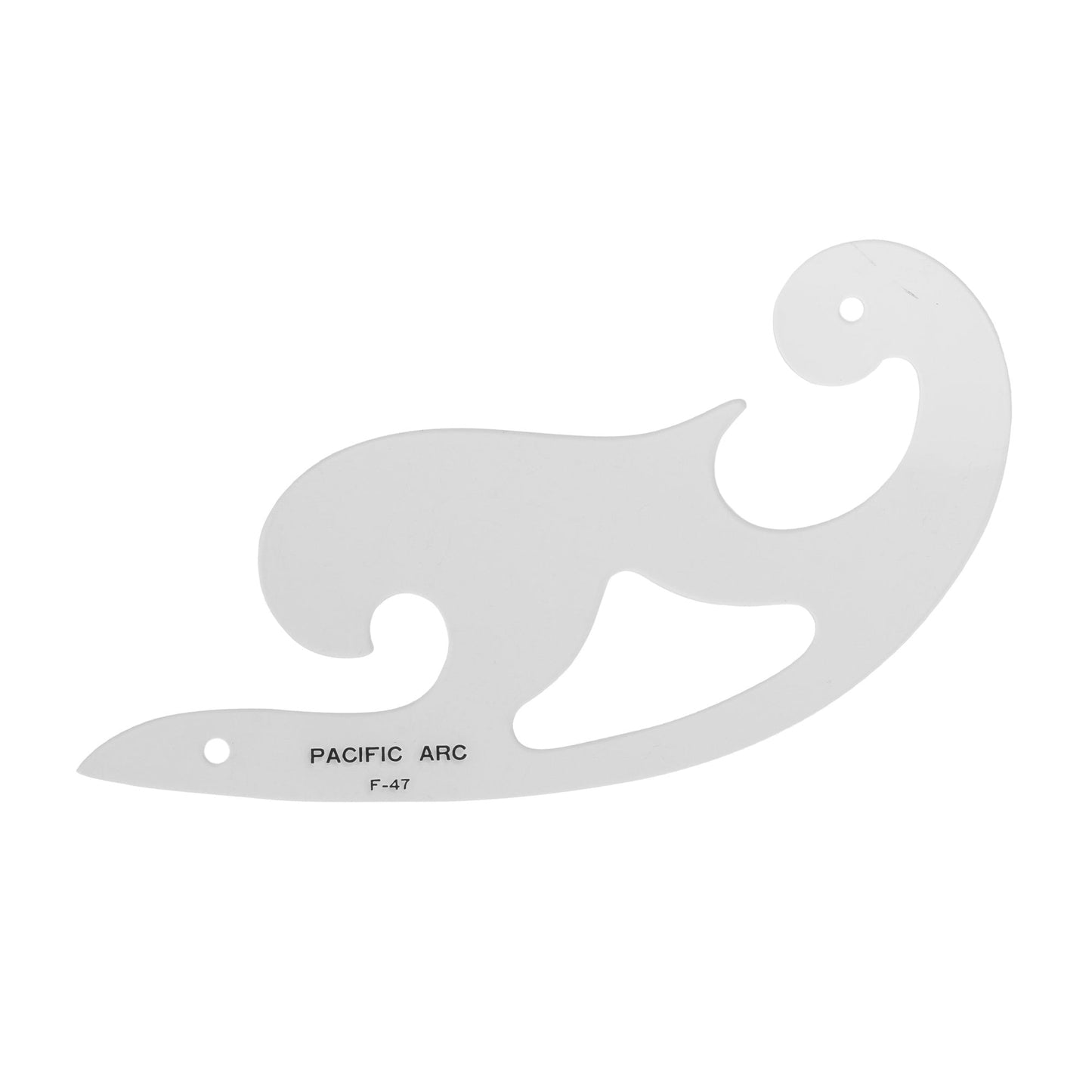 Pacific Arc,Professional French Curves, Acrylic, Plain Edge, 5.25 Inches - Pacific Arc - Little Red General Store