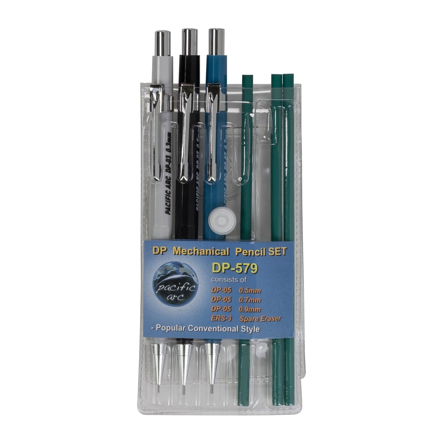Pacific Arc, Traditional Fine Line Mechanical Pencil with Fixed Sleeve - Pacific Arc - Little Red General Store
