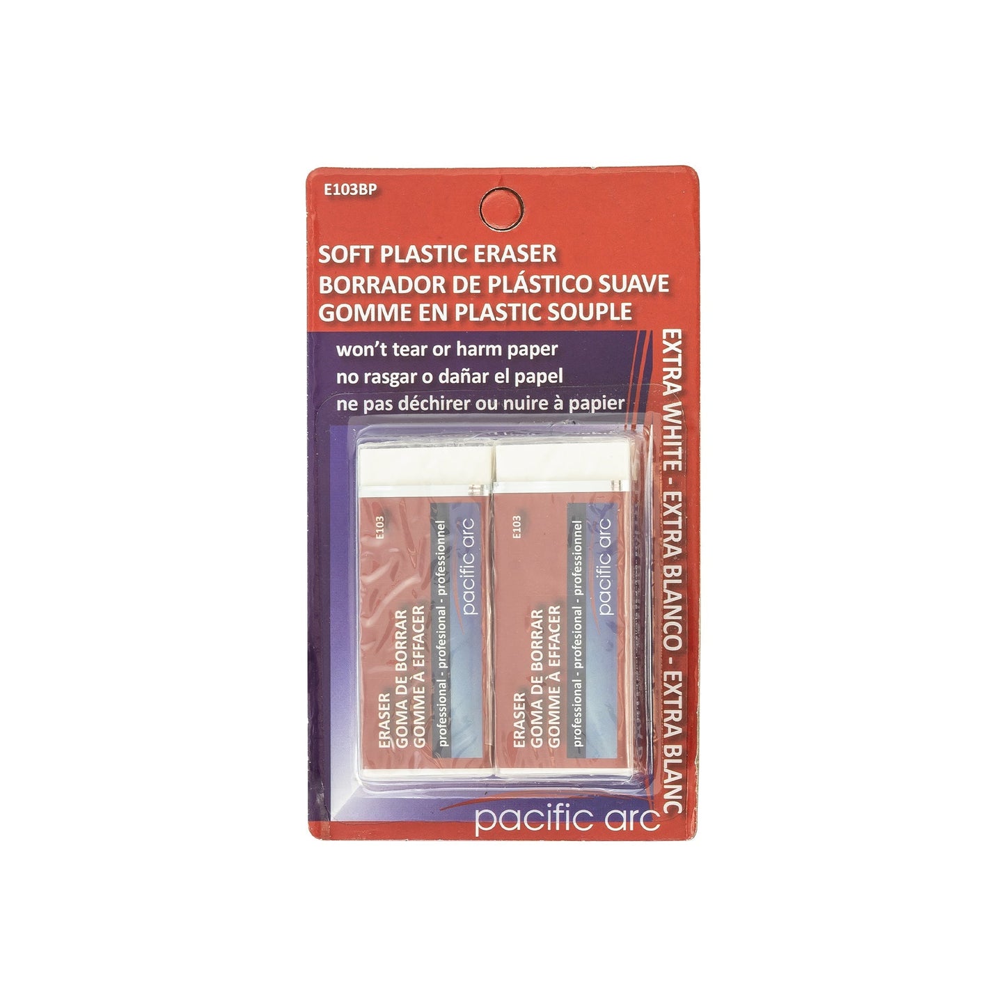 Pacific Arc, Eraser: soft white plastic - Pacific Arc - Little Red General Store
