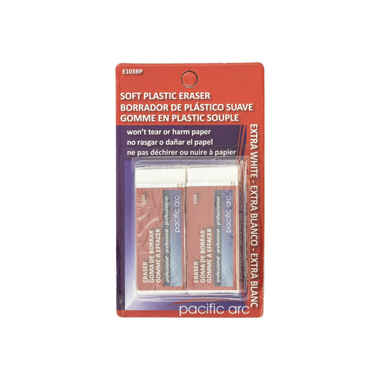 Pacific Arc, Eraser: soft white plastic - Pacific Arc - Little Red General Store