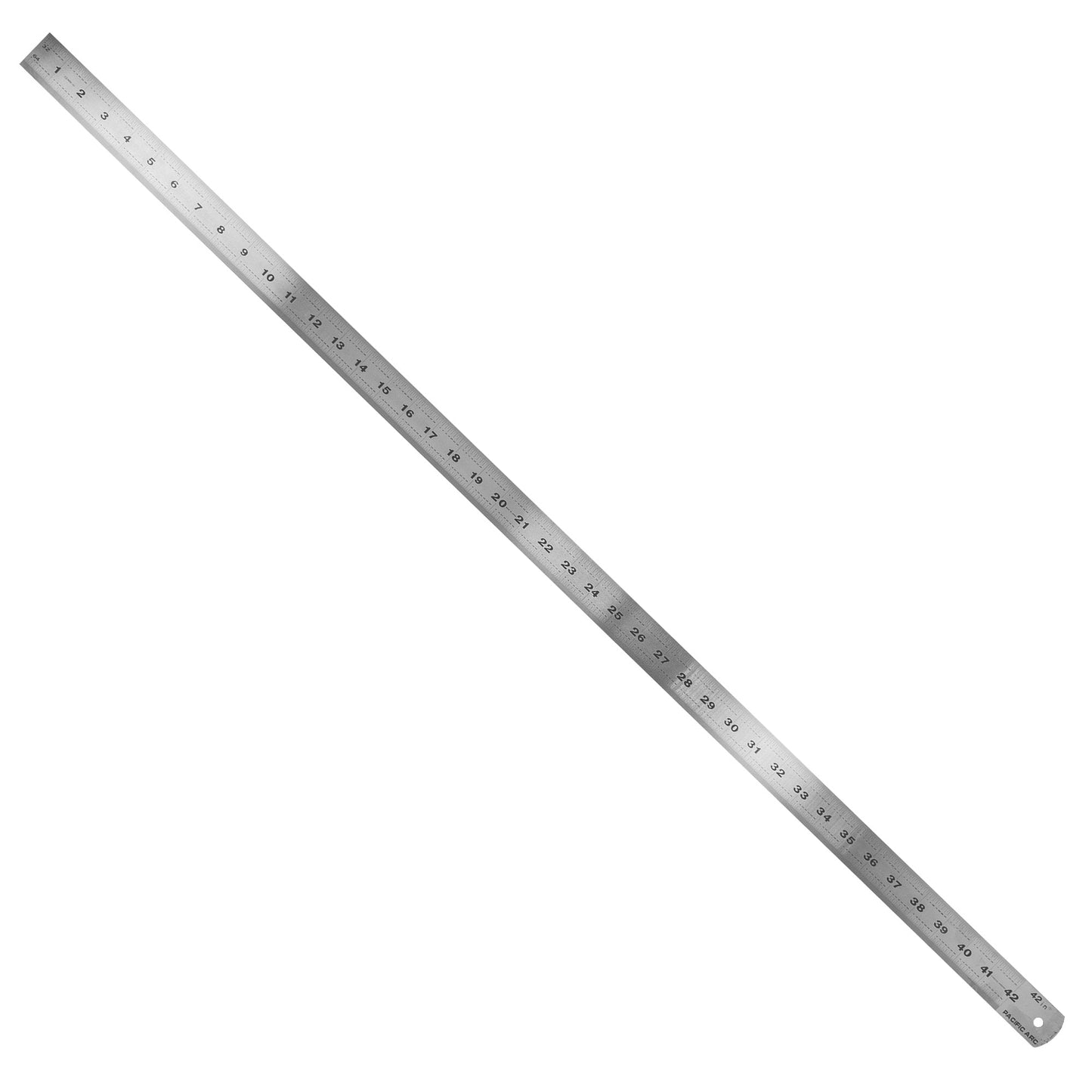 Pacific Arc, Stainless Steel Ruler Inch and Metric, with Inch (8th, 16th, 32nd), Metric (mm) - Pacific Arc - Little Red General Store