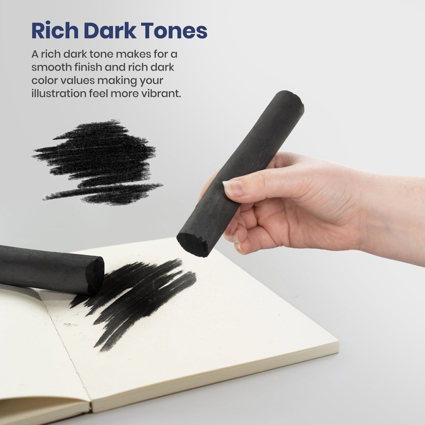 Pacific Arc | Artist Vine Charcoal, Black Sticks | Soft | Small, Large & Jumbo. - Pacific Arc - Little Red General Store
