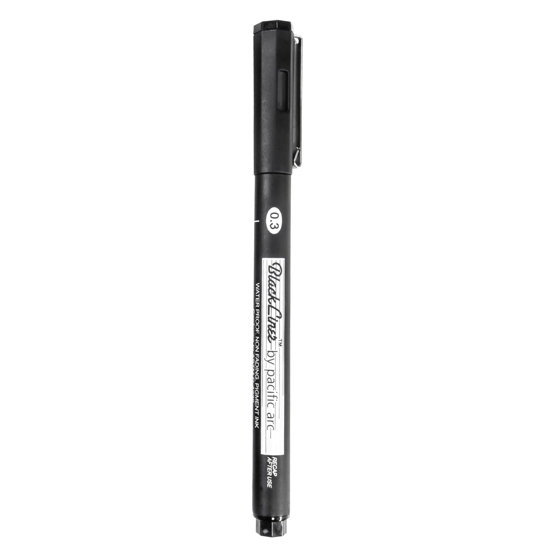Pacific Arc | Blackliner Black Fineliner Pens | Differently Sized Fine Drawing Pens - Pacific Arc - Little Red General Store