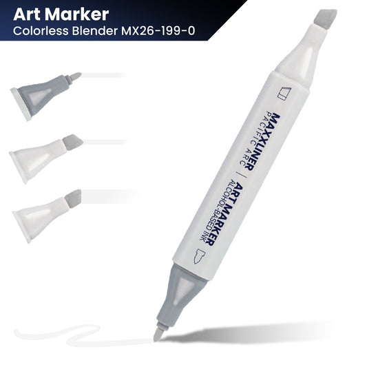 Pacific Arc - Maxxliner - Alcohol Based - Dual Tip Colorless Blender and Colored packs - For Artist, Professional or School Work. - Pacific Arc - Little Red General Store