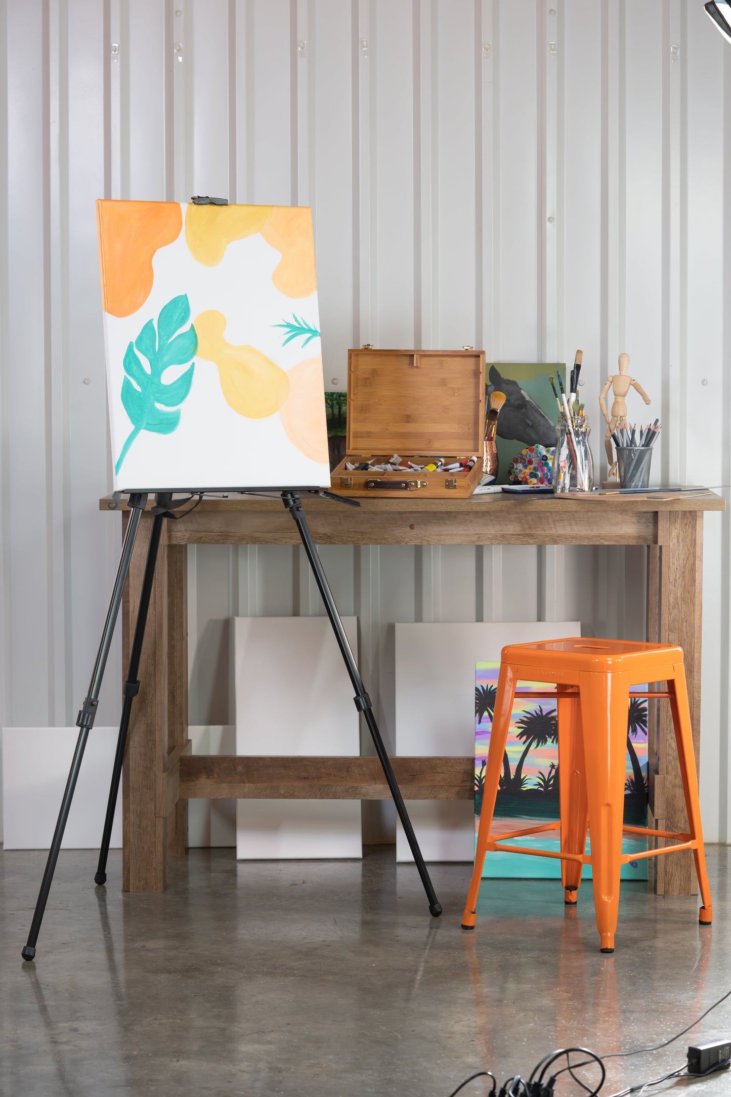 Pacific Arc - Trekker Aluminum 70 Inch Adjustable Art Easel with Carry Bag for Artists, Hobbyists, Students, and Professionals - Pacific Arc - Little Red General Store