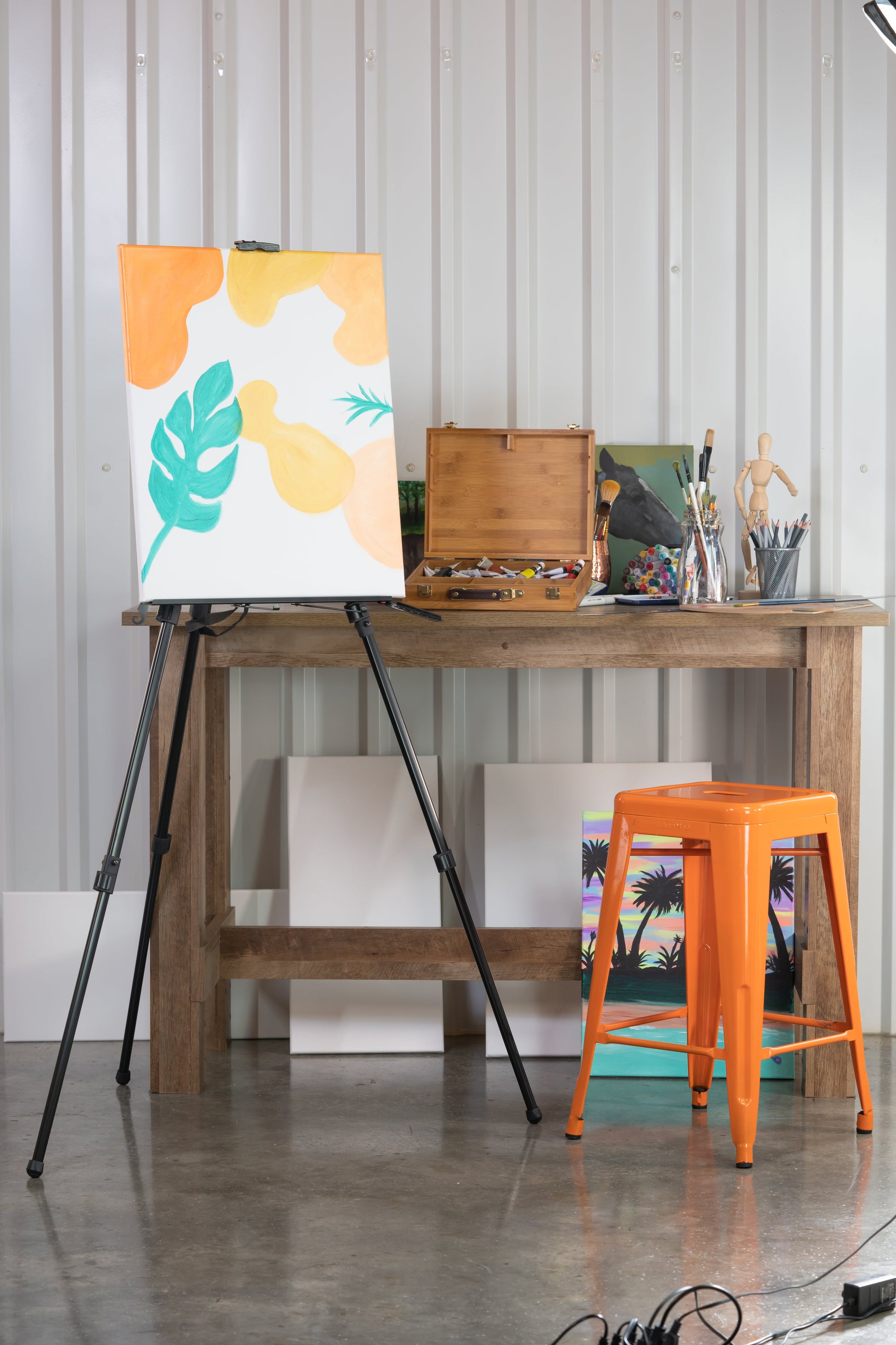 Pacific Arc - Trekker Aluminum 70 Inch Adjustable Art Easel with Carry Bag for Artists, Hobbyists, Students, and Professionals - Pacific Arc - Little Red General Store