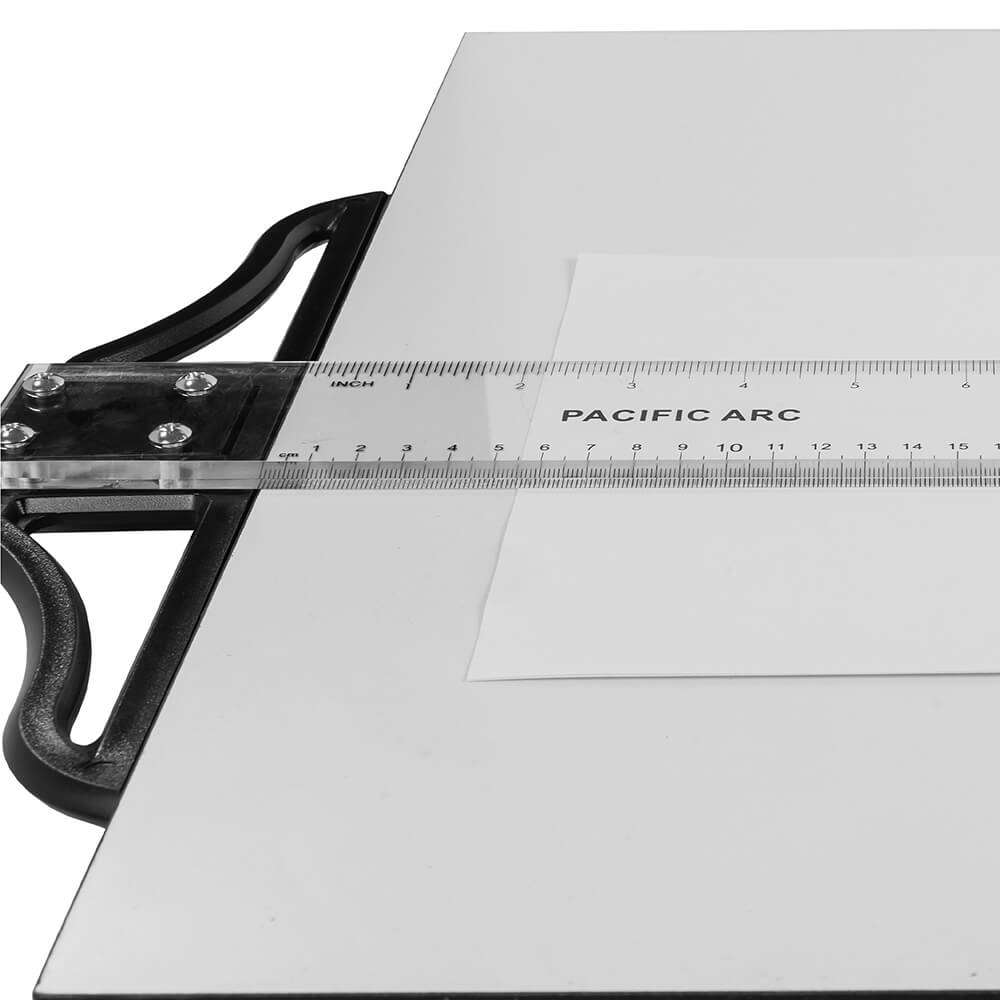 Pacific Arc 18 to 42 Inch T Square, Traditional Acrylic Graduated in Inch and Metric, Detachable Head - Pacific Arc - Little Red General Store
