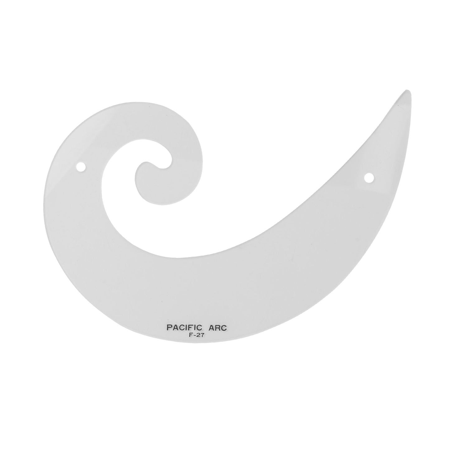 Pacific Arc,Professional French Curves, Acrylic, Plain Edge, 5.25 Inches - Pacific Arc - Little Red General Store