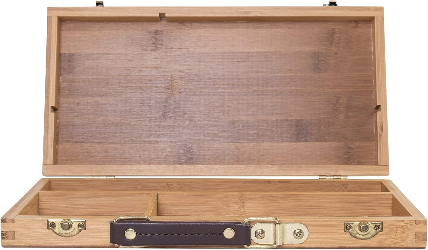 Pacific Arc, Salado Tool Box for Art Supplies, 12.5 Inch x 6.5 Inch x 2.25 Inch, 4 Fixed Compartments - Pacific Arc - Little Red General Store