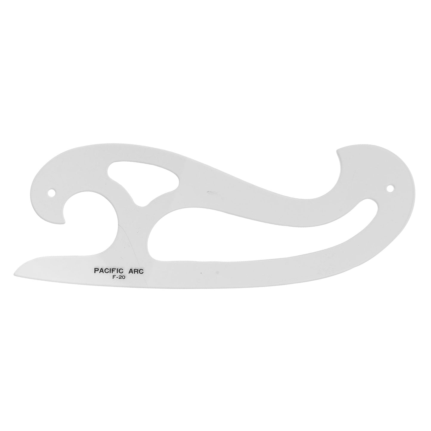 Pacific Arc,Professional French Curves, Acrylic, Plain Edge, 5.25 Inches - Pacific Arc - Little Red General Store