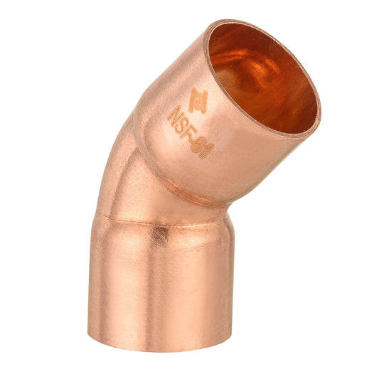 1-1/2" 45º Copper Elbow