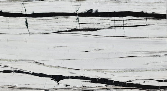 Panda White Bookmatching Marble Slabs Polished - Full Truckload