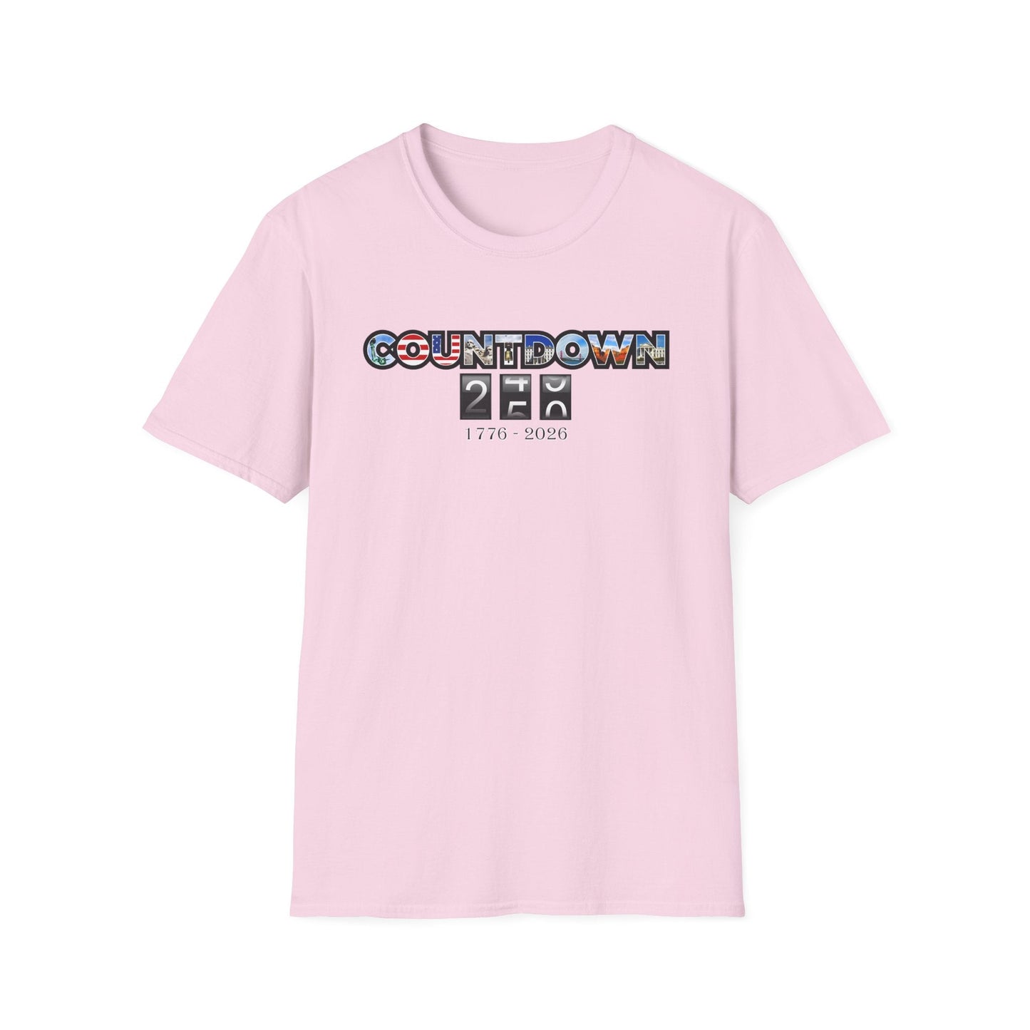 Patriotic Countdown to 250 Years T-Shirt (1776–2026 Edition)