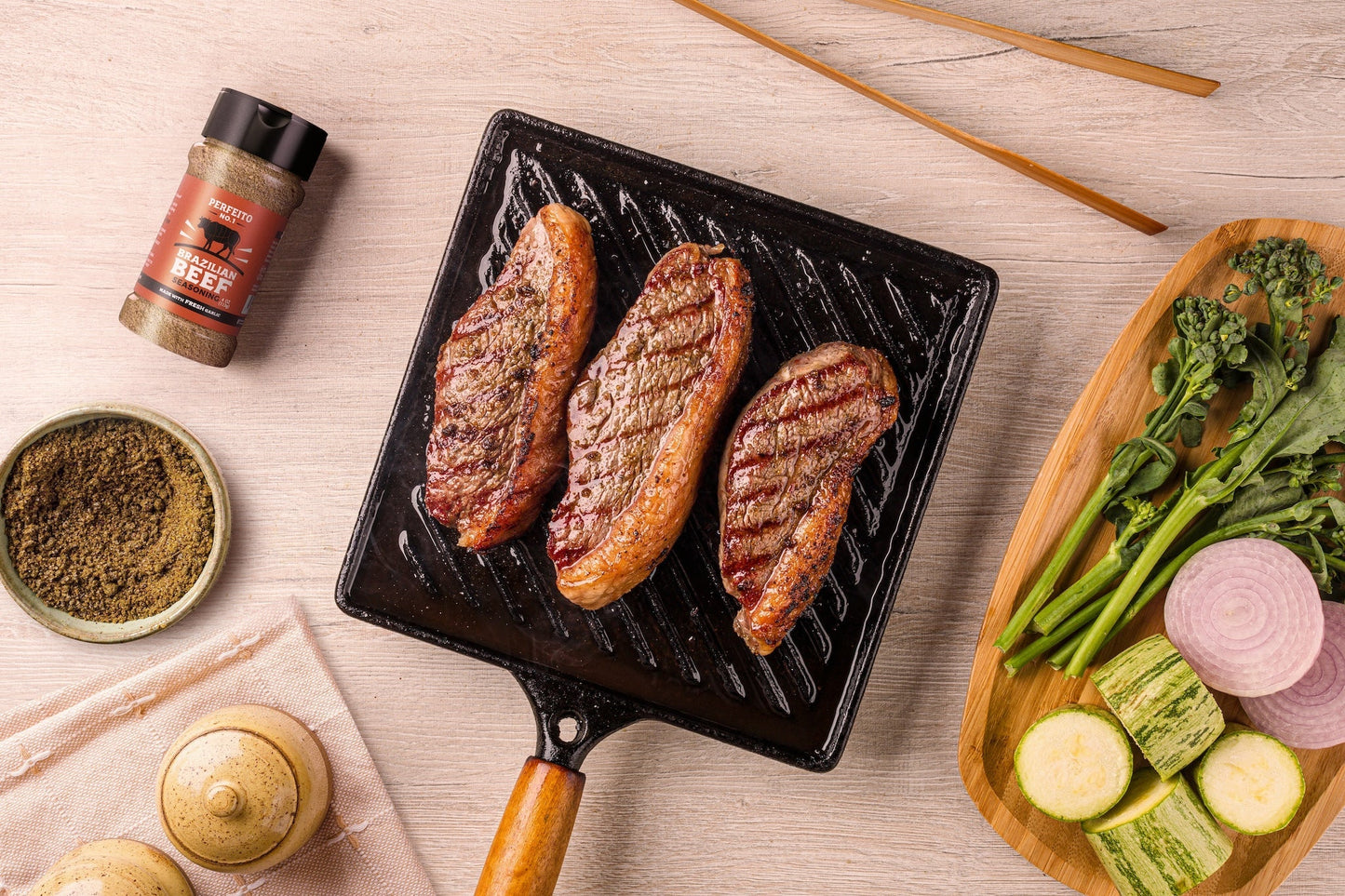 Perfeito Foods Beef Seasoning, 4 oz