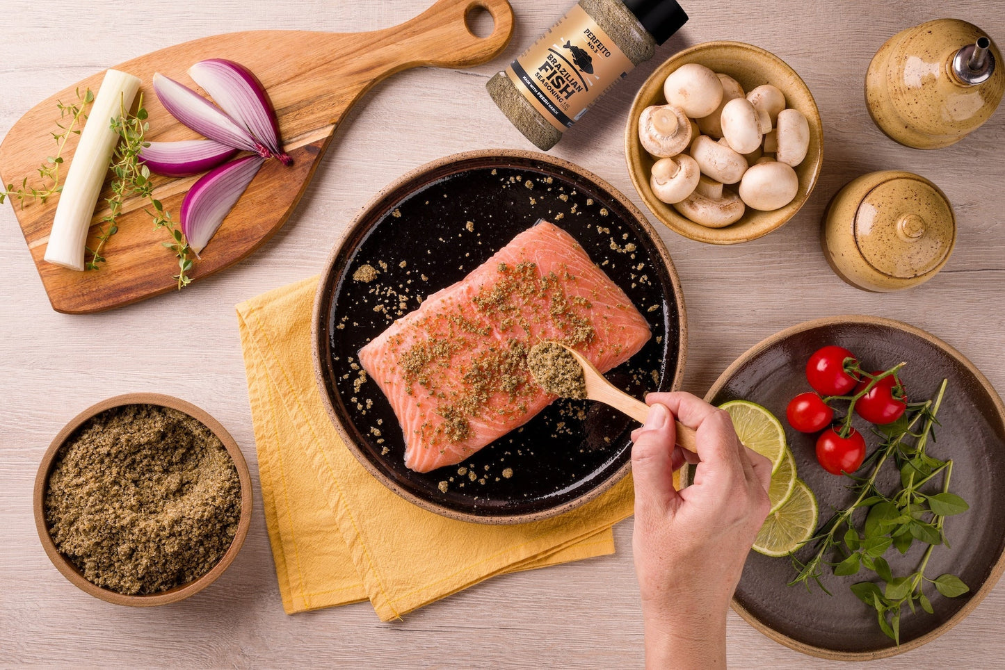 Perfeito Foods Fish Seasoning, 4 oz