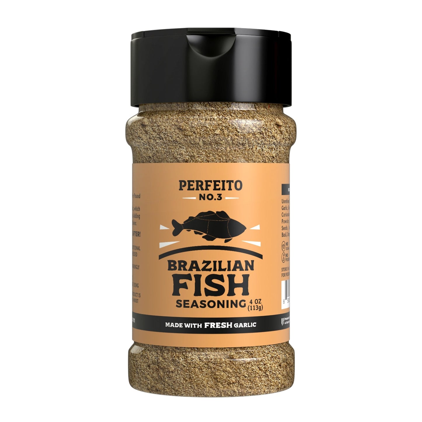 Perfeito Foods Fish Seasoning, 4 oz