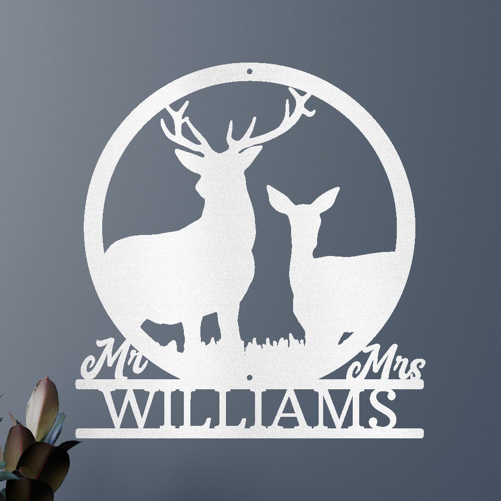 Anniversary Gift Personalized Gifts - Custom Metal Sign, Housewarming Gift