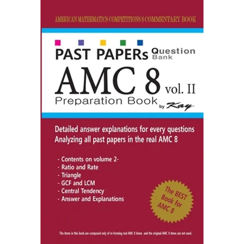 Past Papers Question Bank AMC8 [volume 2]: amc8 math preparation book