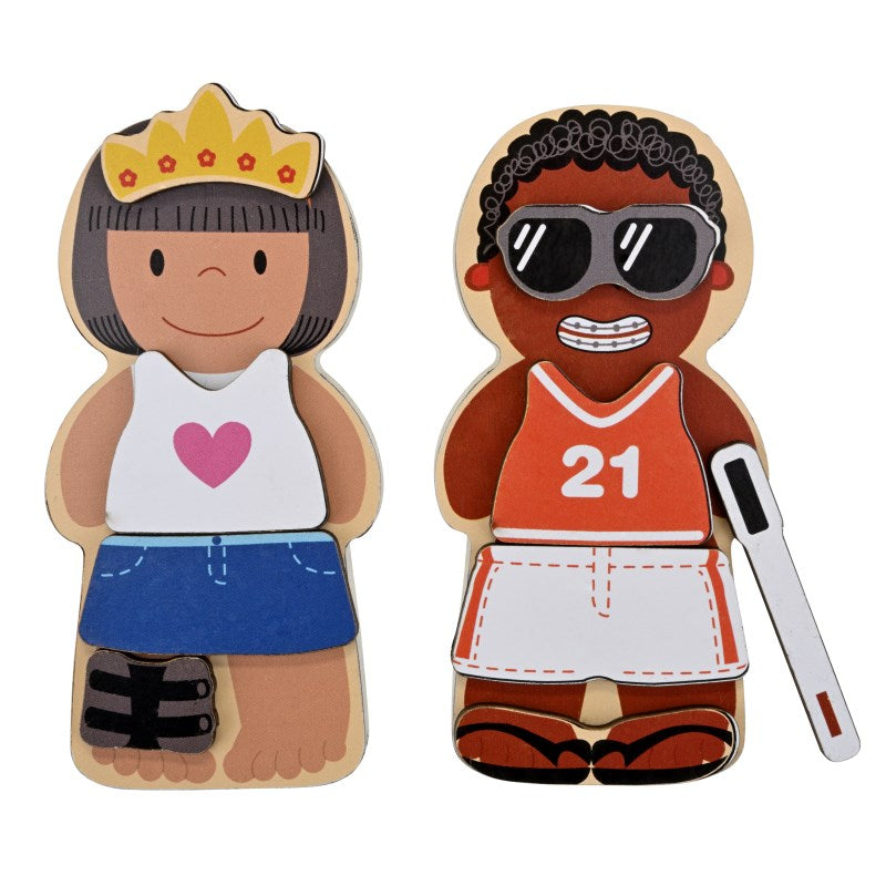 WE ALL BELONG Magnetic Dress-Up Activity Set