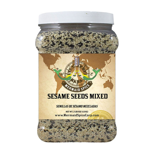 Mermaid Spice Corp - Sesame Seeds Mixed - 2 lb. 8 oz. (1.13 kg.) - Pirate Mike's - Little Red General Store