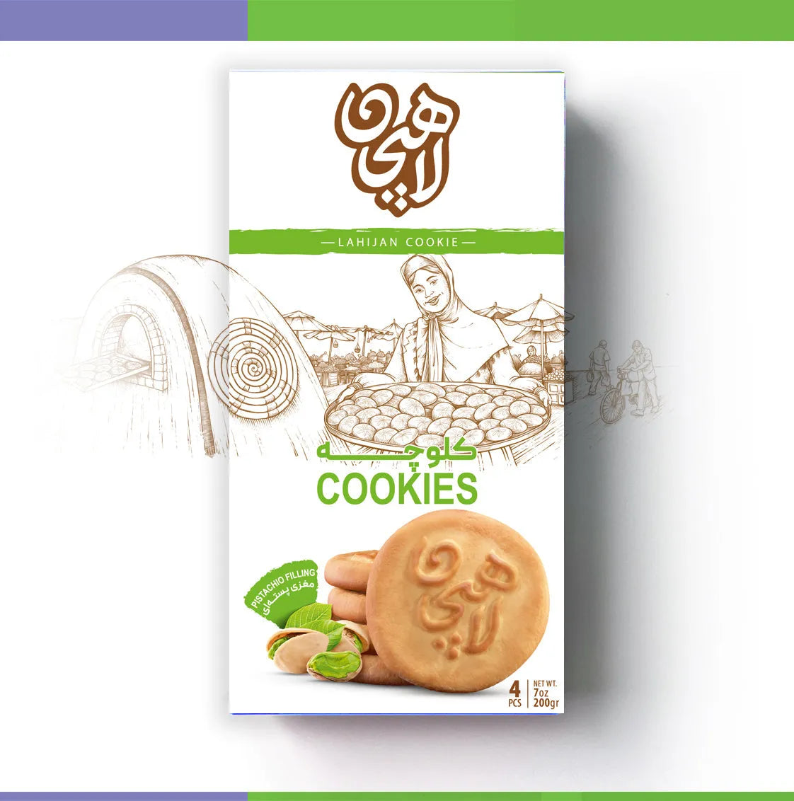 Pistachio filling kolooche