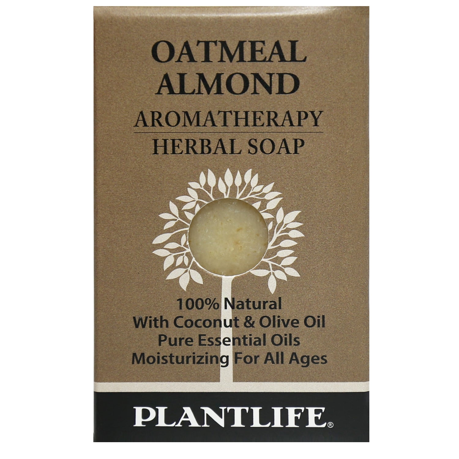 Oatmeal Almond Travel Size Bar Soap - Plantlife - Little Red General Store
