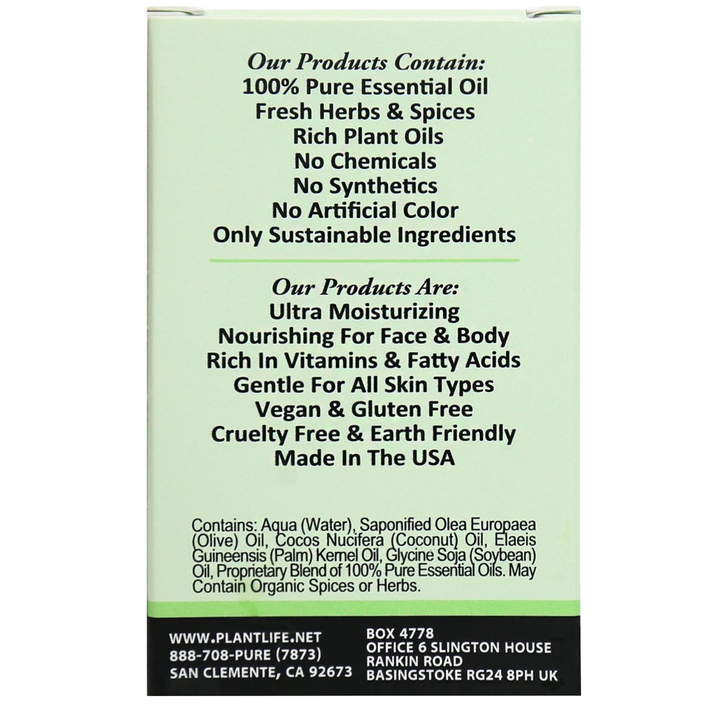 Peppermint Travel Size Bar Soap - Plantlife - Little Red General Store