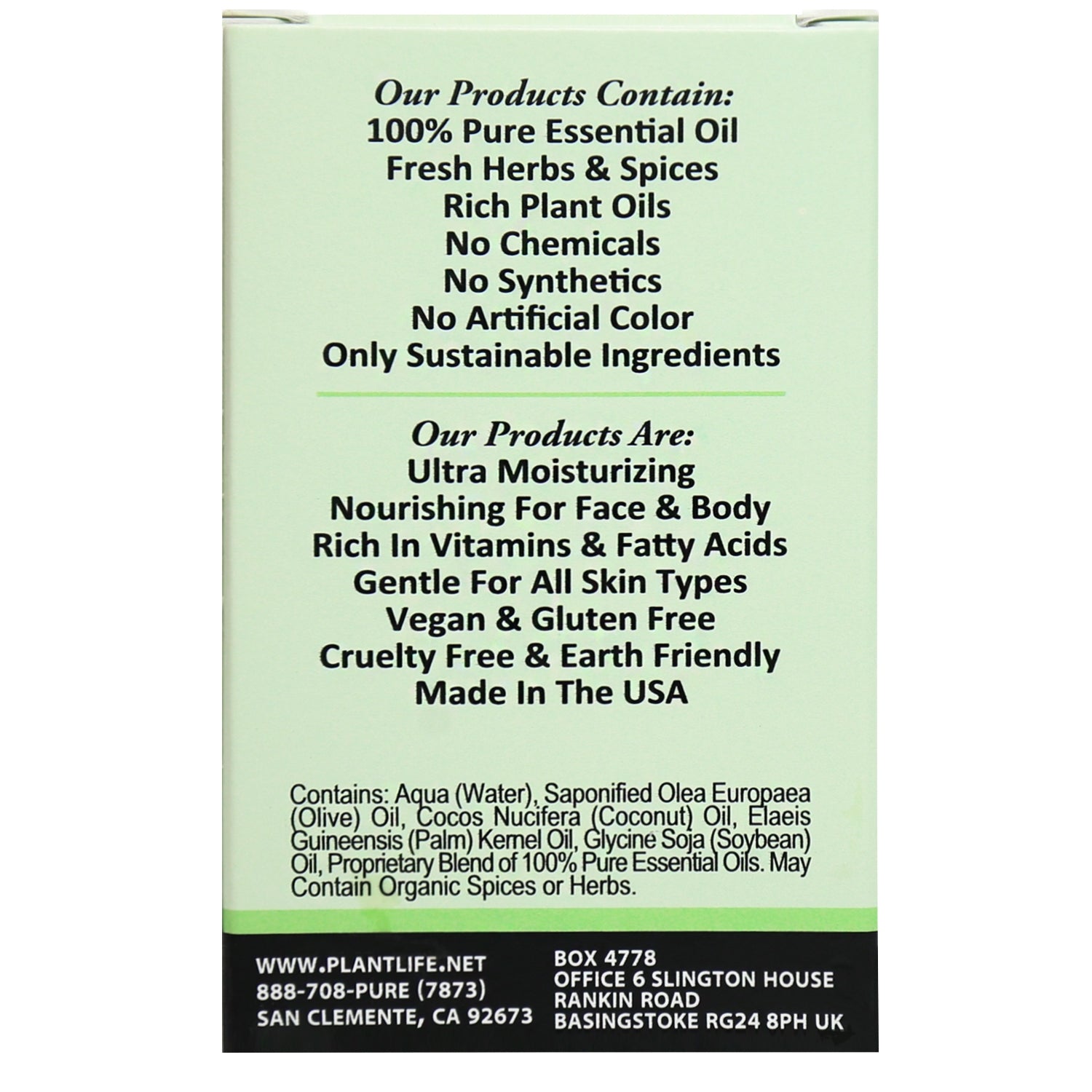 Peppermint Travel Size Bar Soap - Plantlife - Little Red General Store