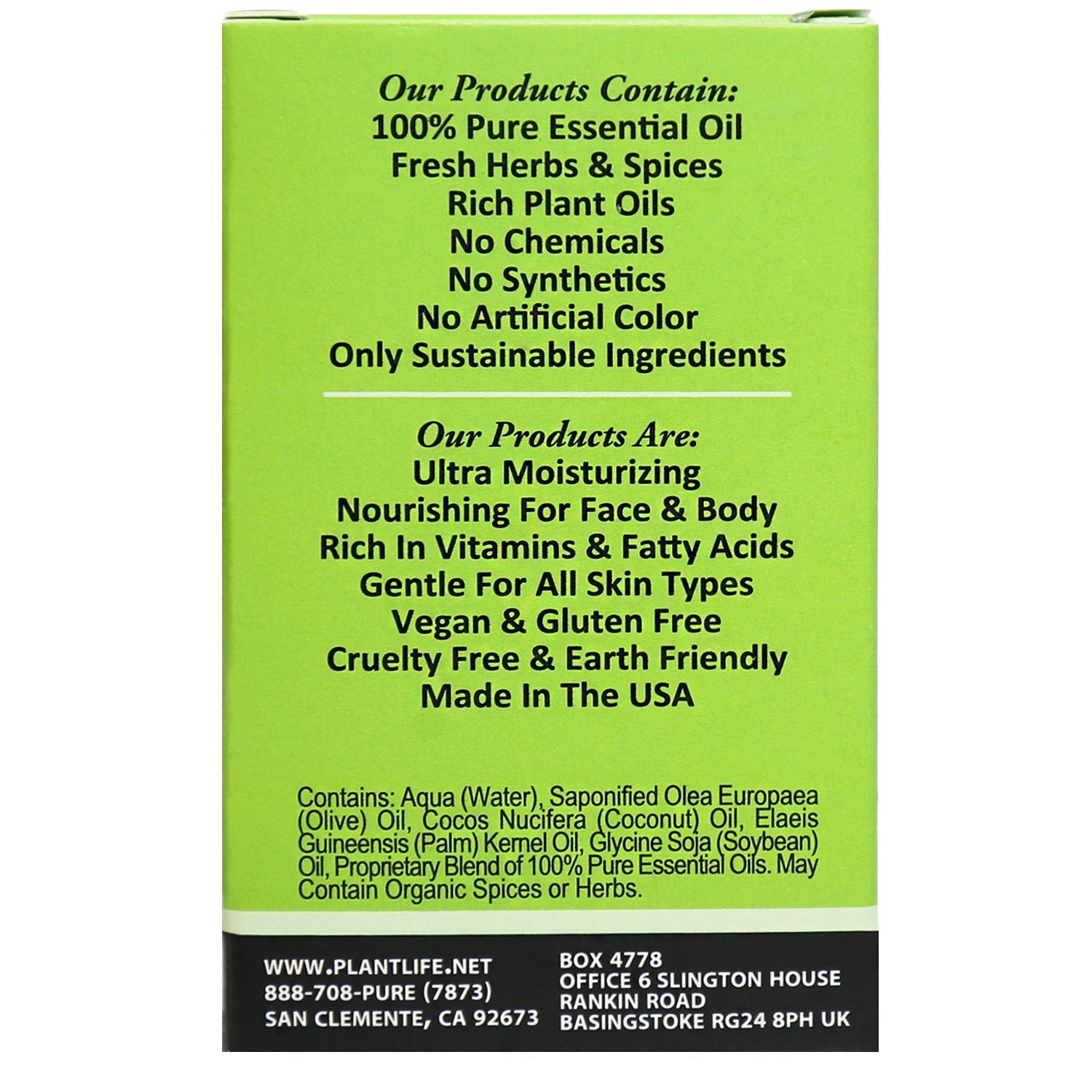 Coconut Lime Travel Size Bar Soap - Plantlife - Little Red General Store